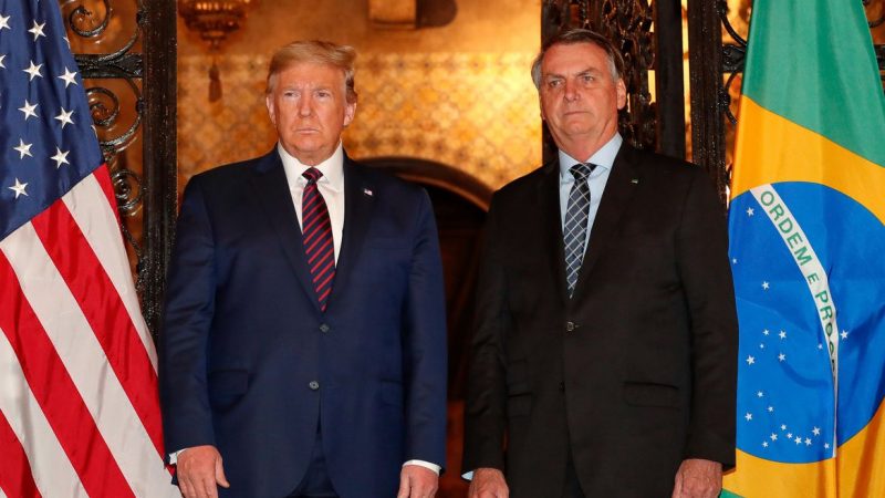 Bolsonaro e Trump assinaram acordo histórico para parcerias futuras na área de defesa e desenvolvimento militar