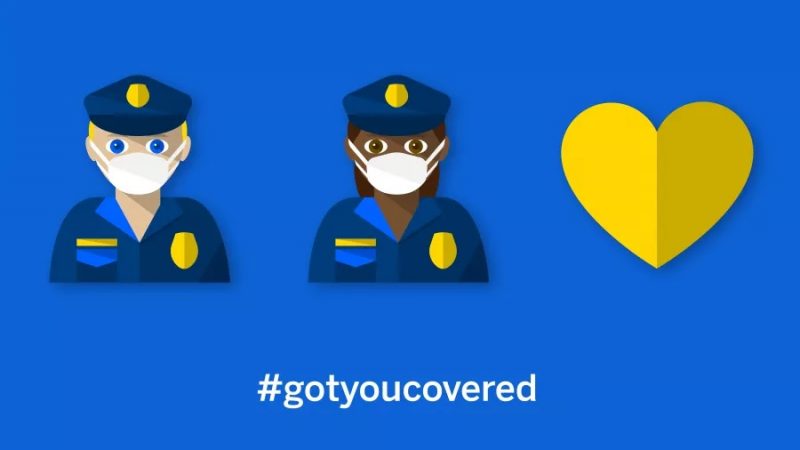 A Axon e a National Police Foundation estão com uma campanha online para arrecadar fundos para a compra de 1 milhão de máscaras