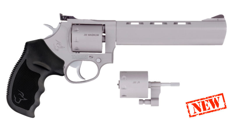 O revólver Tracker 992, lançamento da Taurus, tem dois calibres, e os tambores podem ser trocados facilmente, sem ferramentas