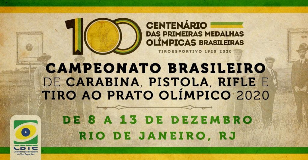de Tiro ao Prato 2020 e de Carabina, Pistola e Rifle, que serão realizadas no Centro Militar de Tiro Esportivo, em Deodoro, no Rio de Janeiro