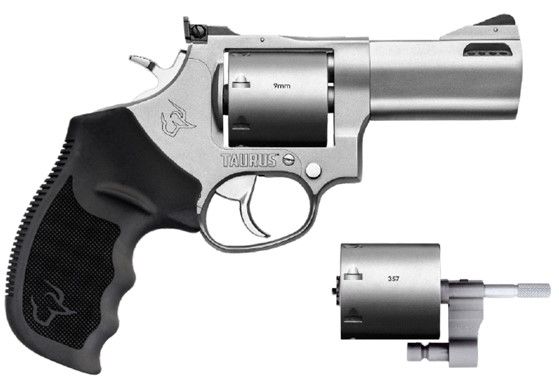 O Tracker 692 é um revólver multicalibre com cilindro duplo, que oferece a opção de utilizar os calibres .357 Magnum e o 9mm,
