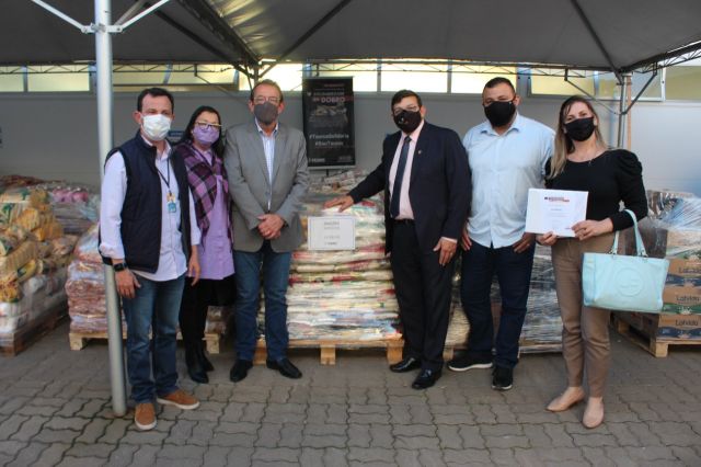 Os produtos foram arrecadados de 16 de junho a 1º de julho na campanha "Solidariedade em Dobro", realizada pela Taurus com seus colaboradores